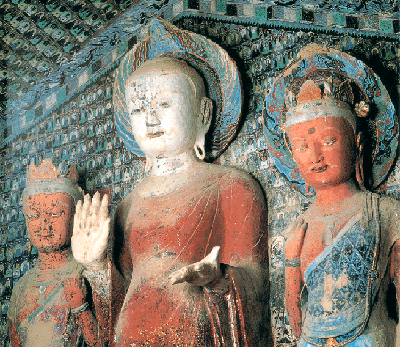 Cave 427, Sui Dynasty (581-618)