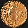 Bronze coin from Kushan era.